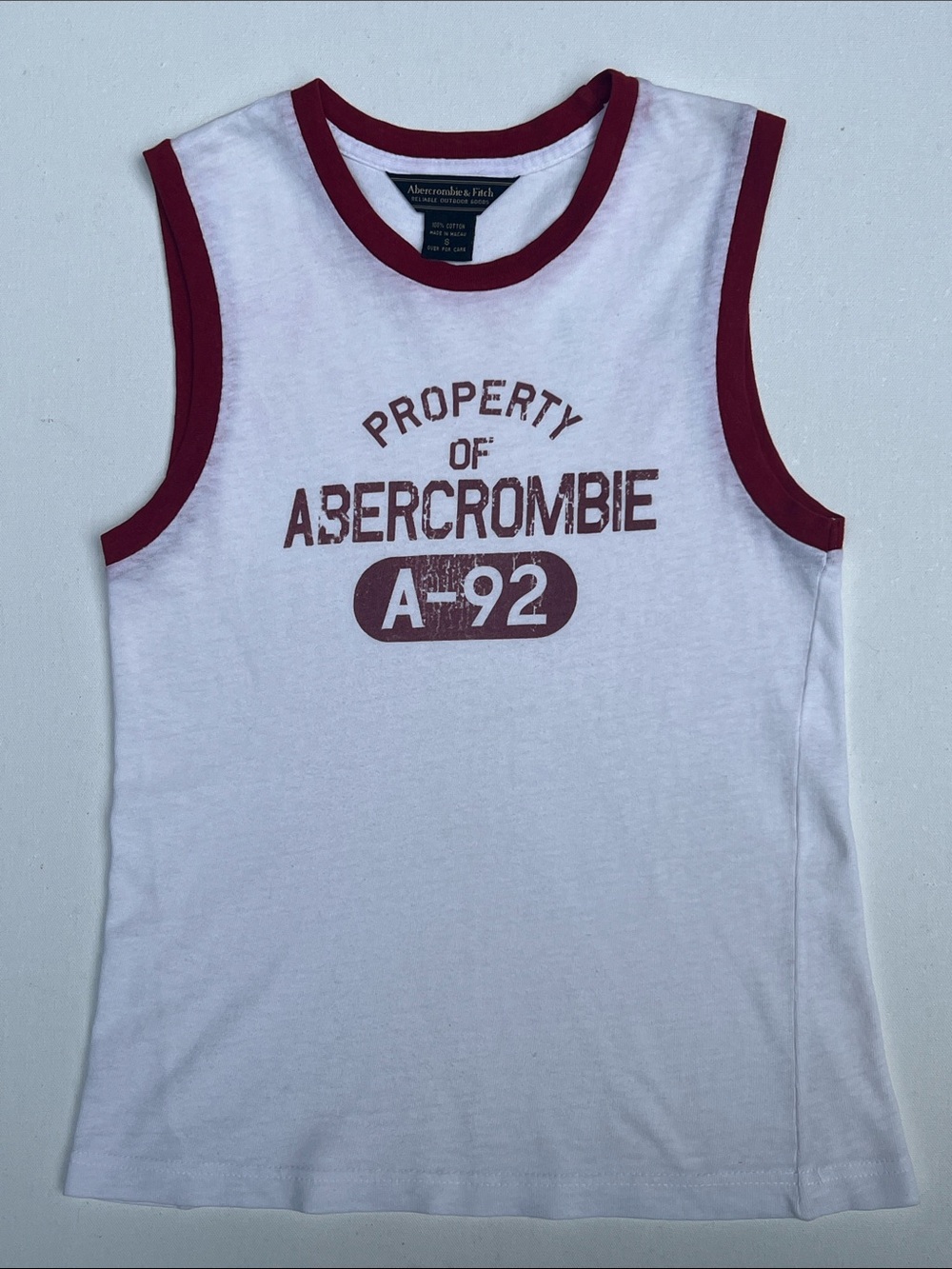 🇱🇻Vtg Abercrombie&Fitch s/l tshirt🇱🇻
